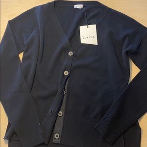 Cuyana 100% Cashmere Button Up Cardigan